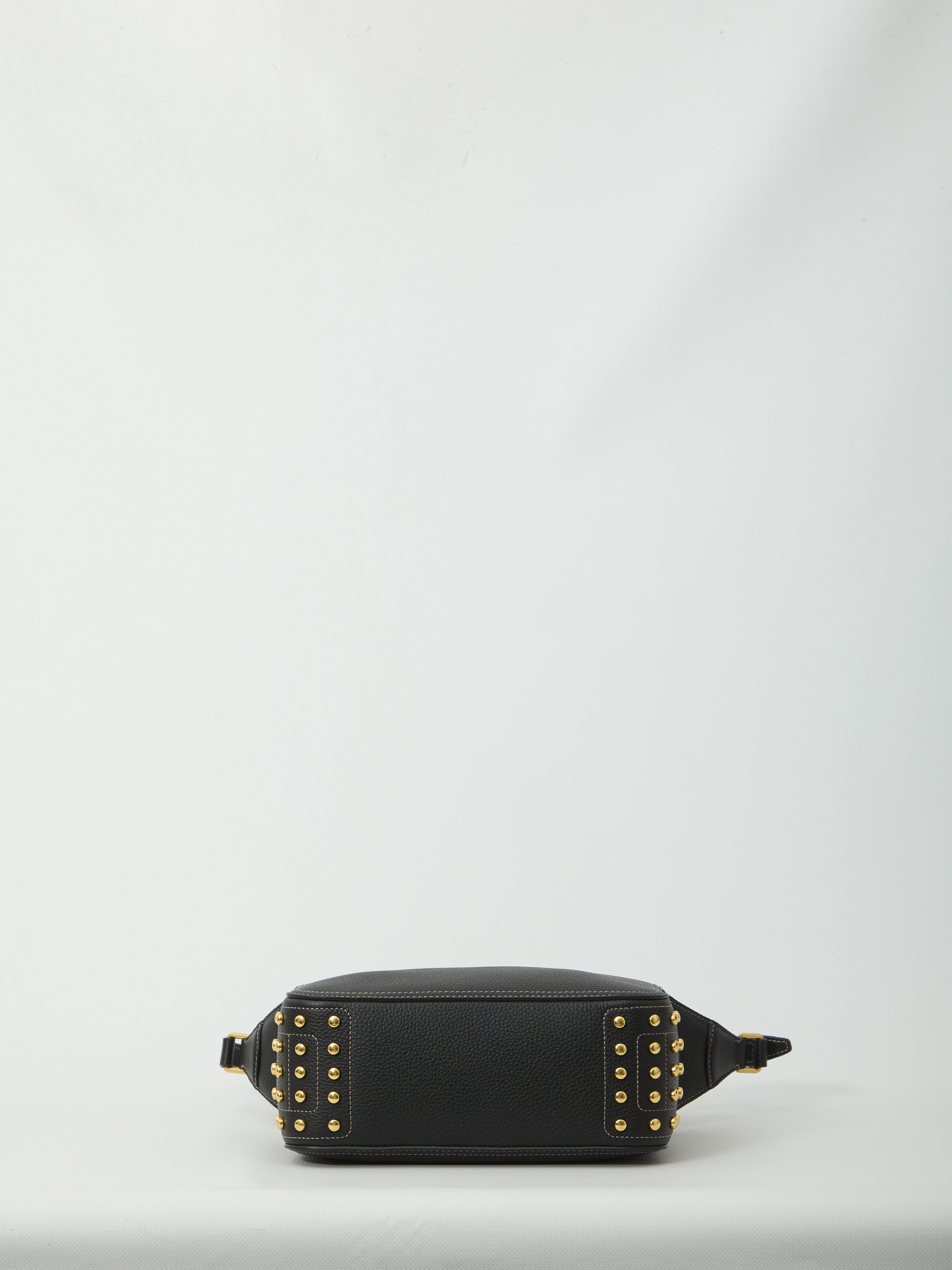 metal dots mini leather bag