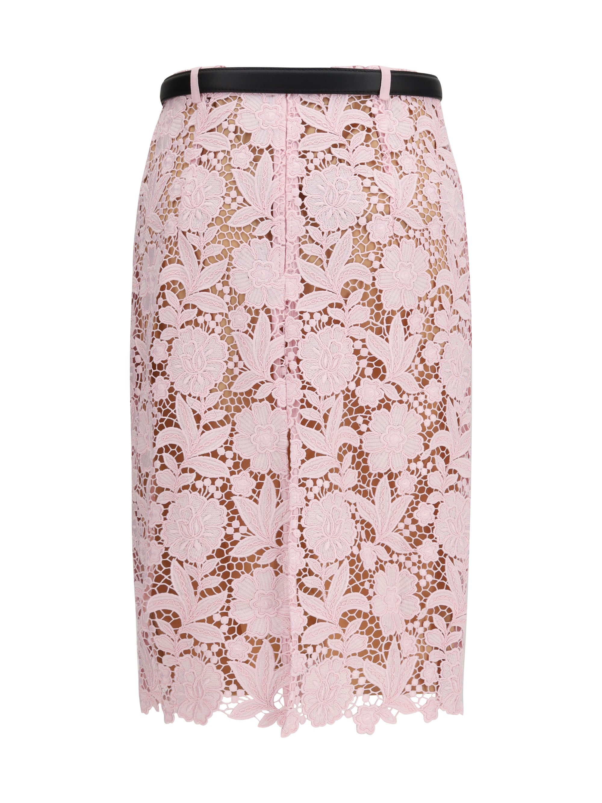 lace midi skirt