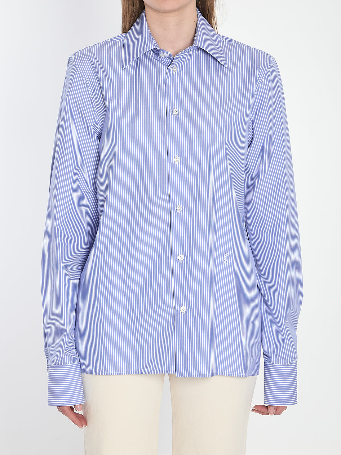 SAINT LAURENT 38 cassandre shirt