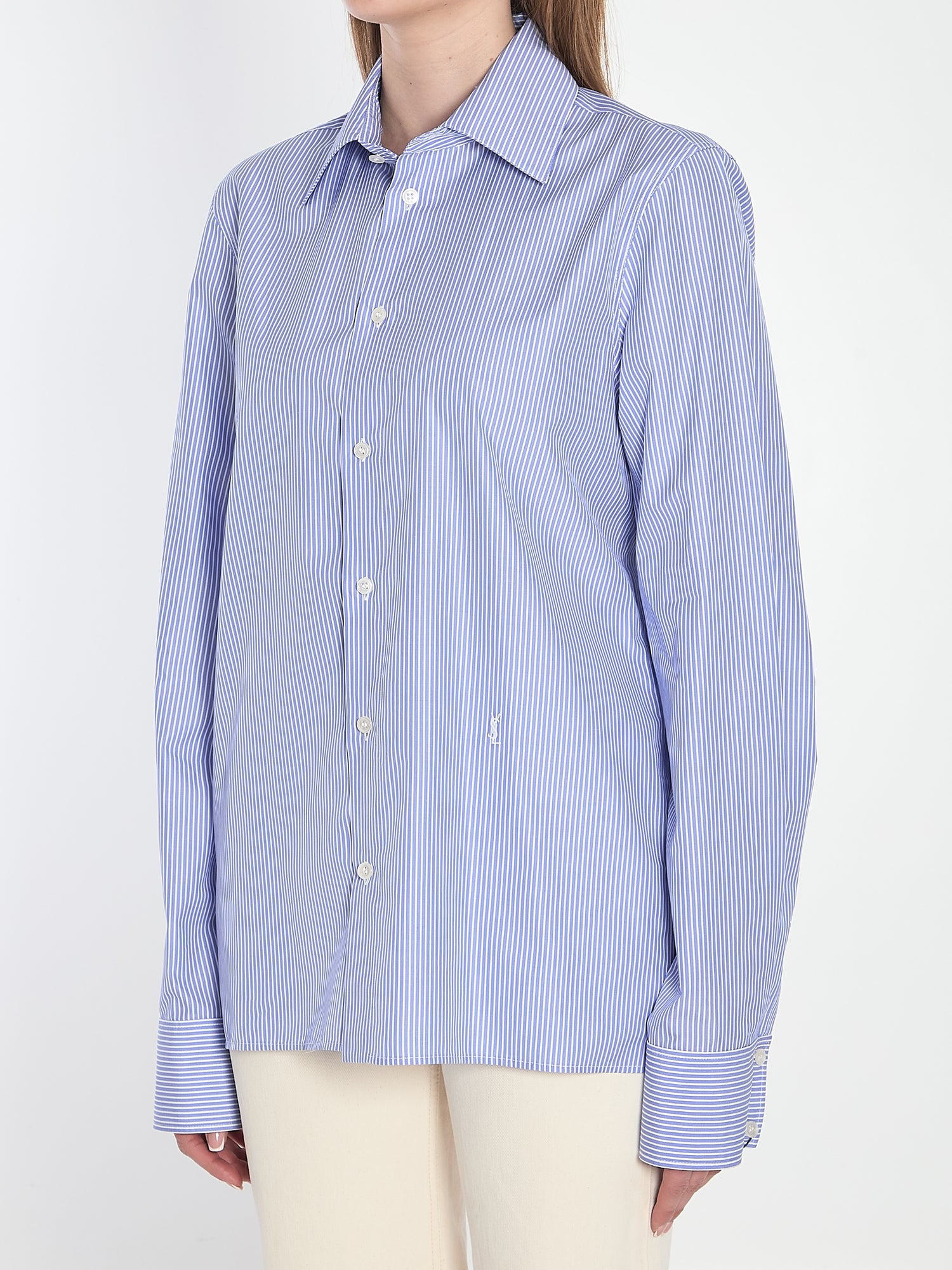 SAINT LAURENT 38 cassandre shirt