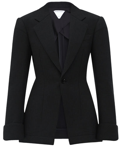 BOTTEGA VENETA 42 structured cotton jacket