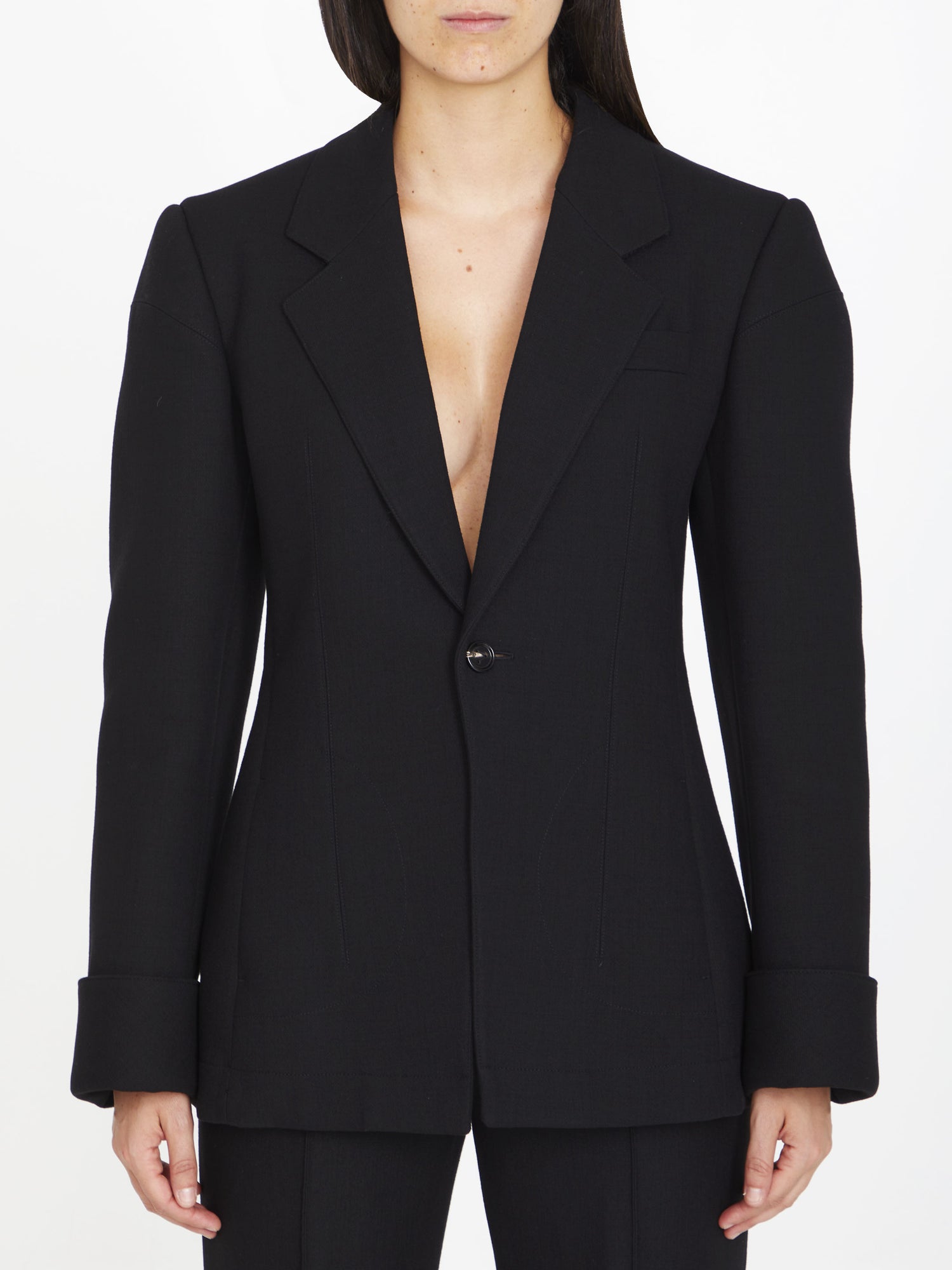 BOTTEGA VENETA 42 structured cotton jacket