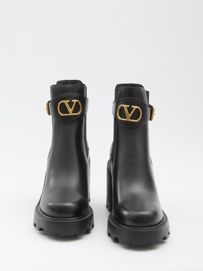 VALENTINO GARAVANI 36 beatle vlogo signature boots 