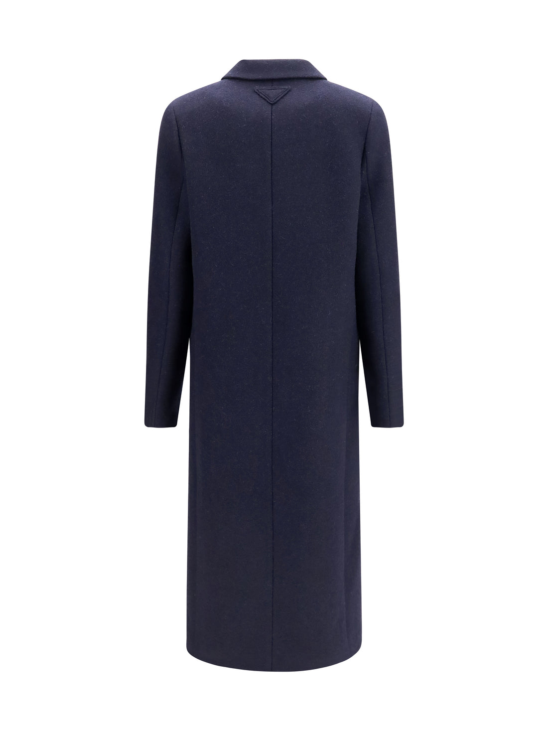 PRADA 42 shetland wool double breasted coat