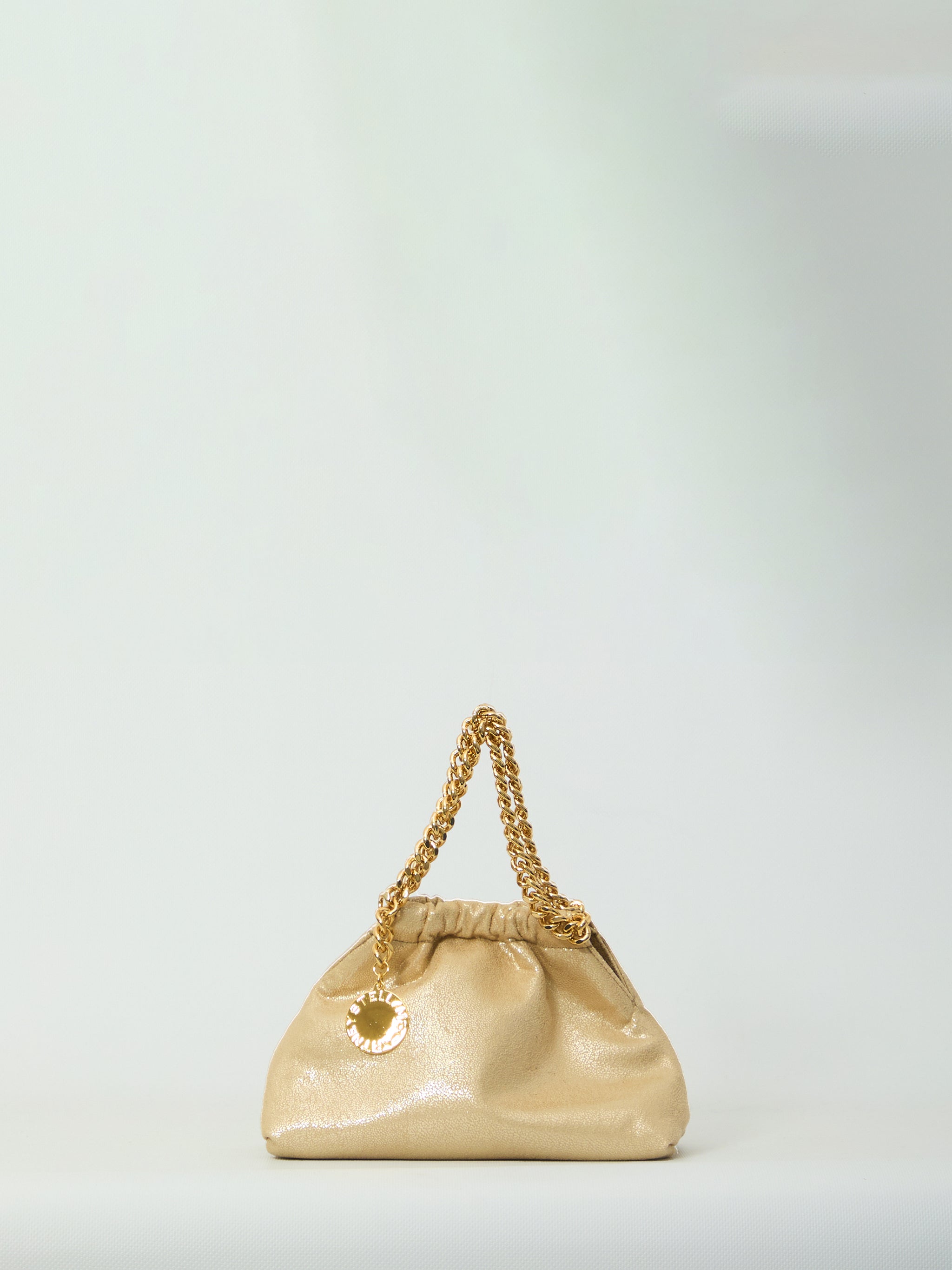 falabella mini drawstring bag