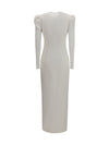 v-neck dress with bow