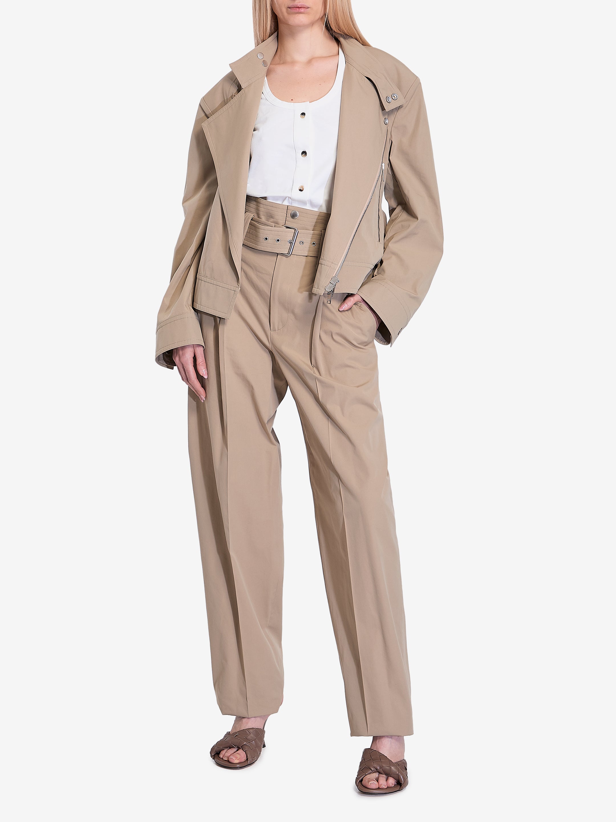 BOTTEGA VENETA 38 wide leg trousers