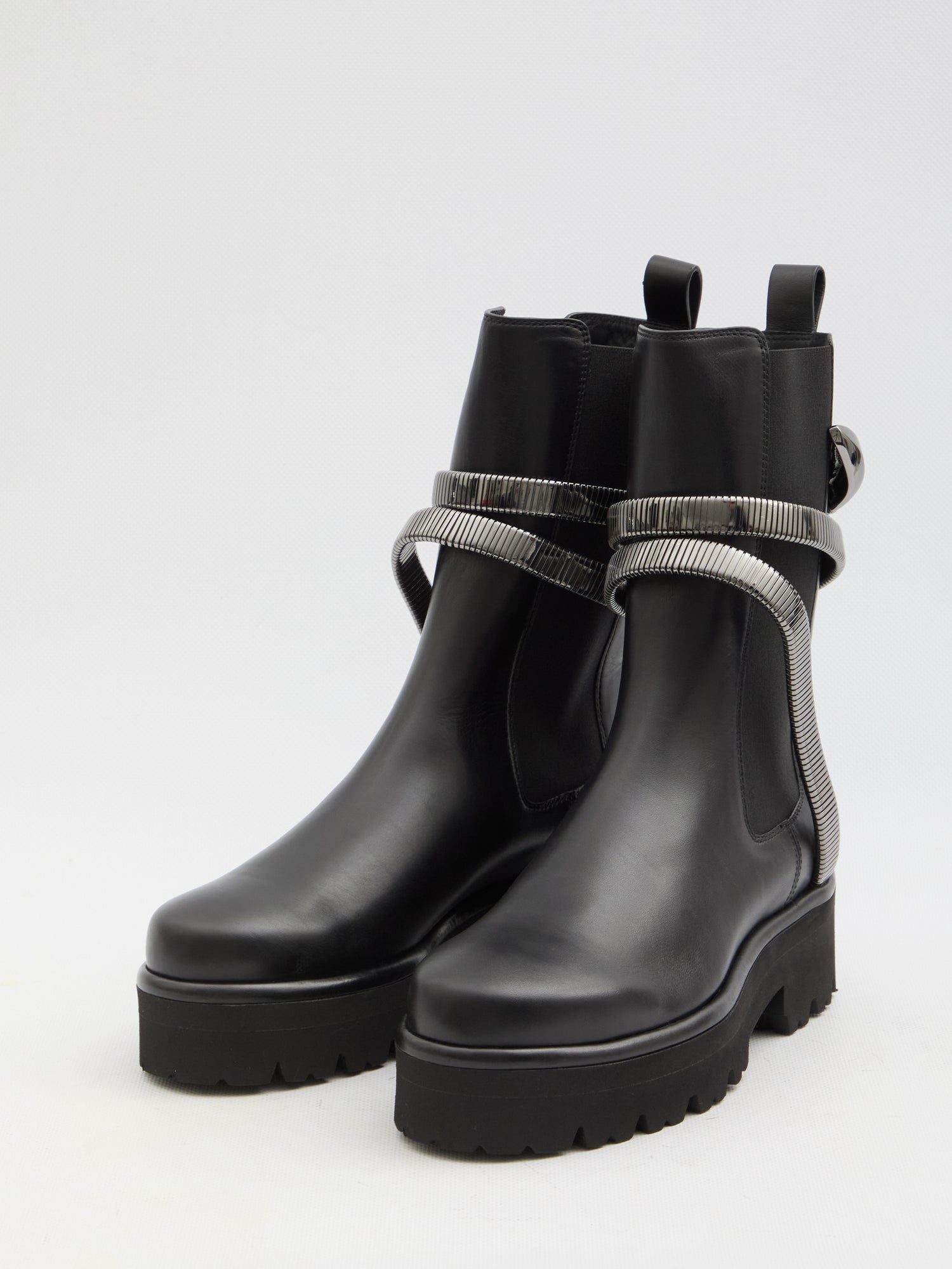 RENE CAOVILLA 36 juniper 45 biker boots