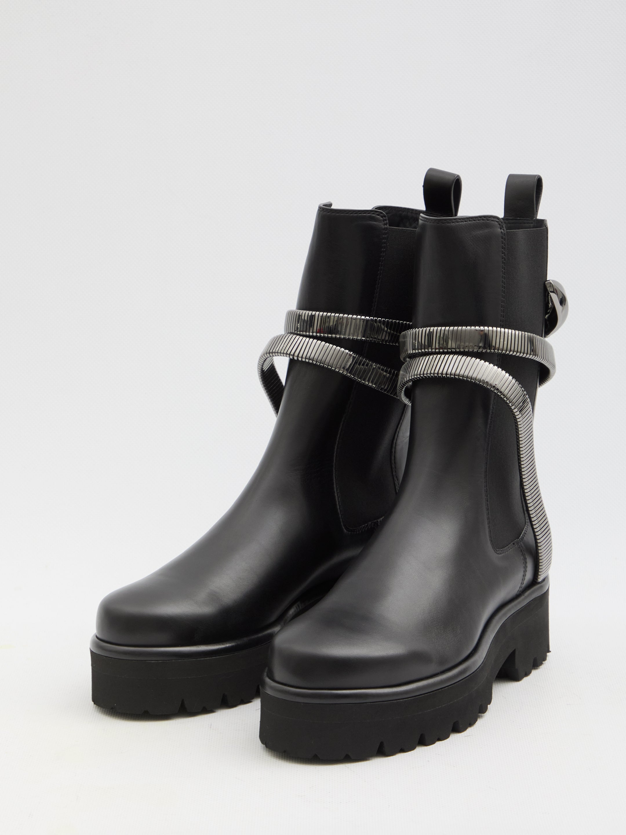 RENE CAOVILLA 36 juniper 45 biker boots
