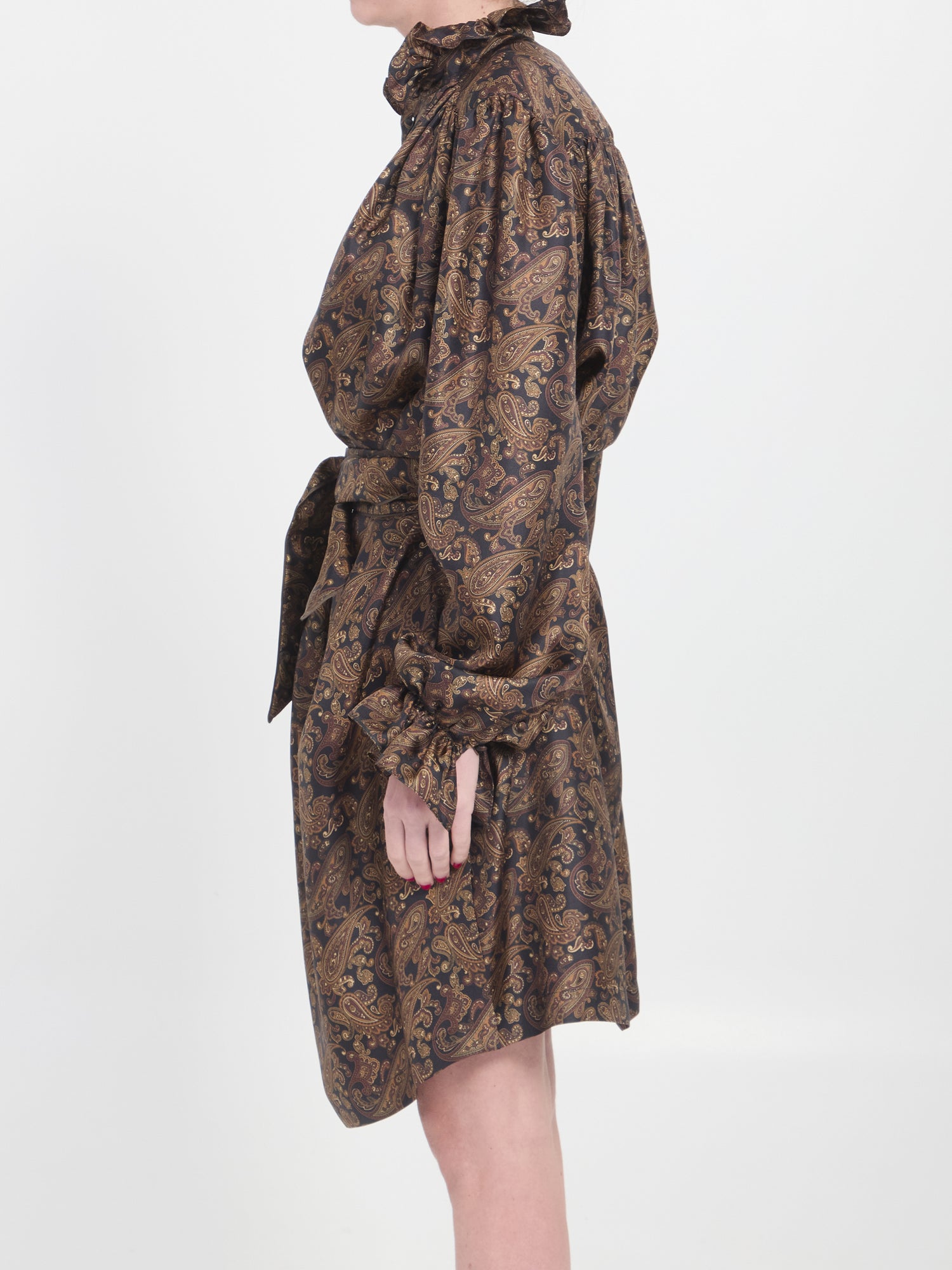 SAINT LAURENT 36 paisly dress