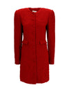 short bouclé dress
