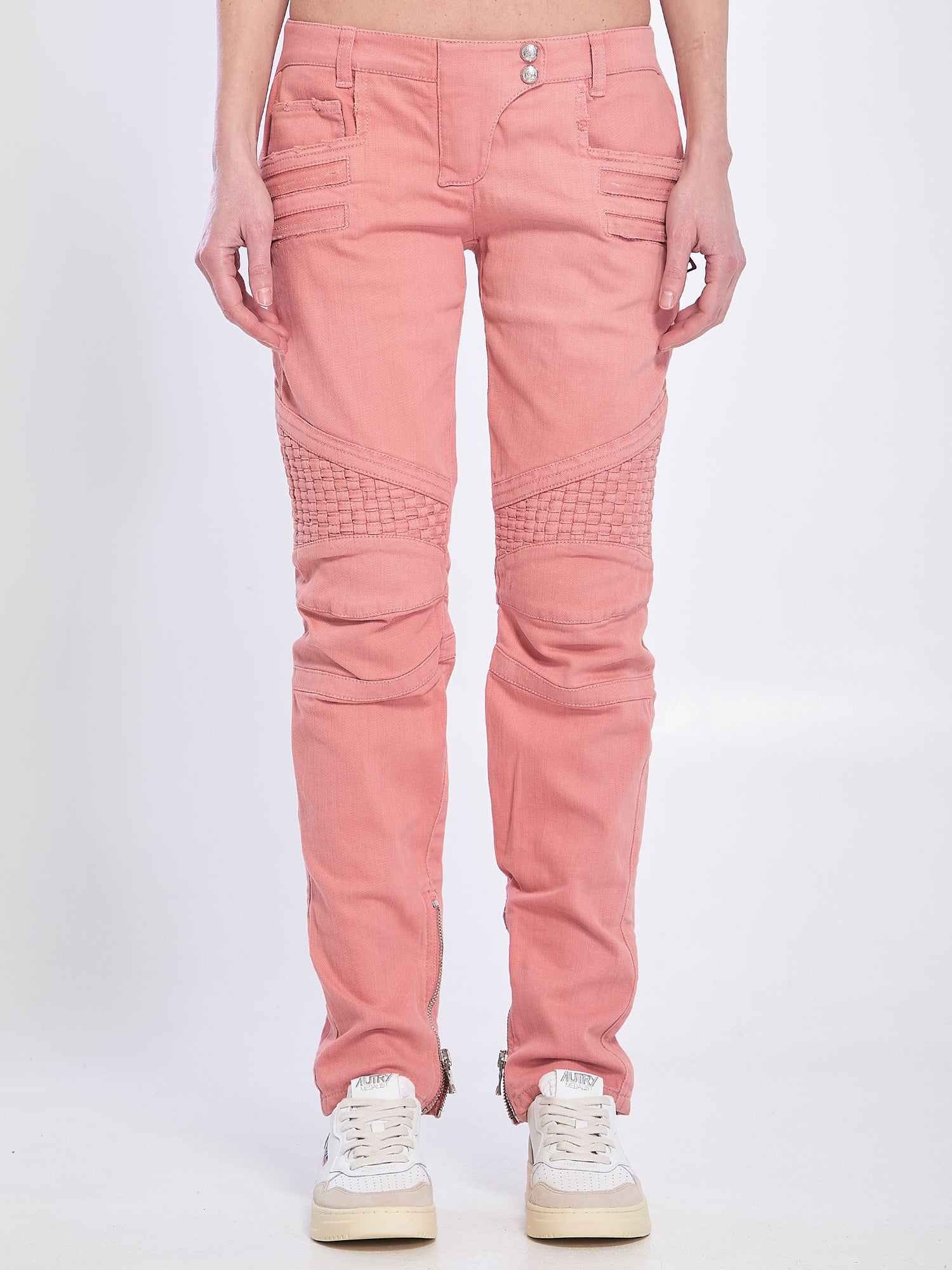 BALMAIN 40 pink jeans