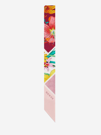 GUCCI OS printed silk twill ribbon
