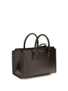 small antigona catchall glossy grained leather handbag