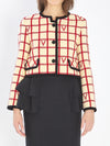 vlogo check jacket