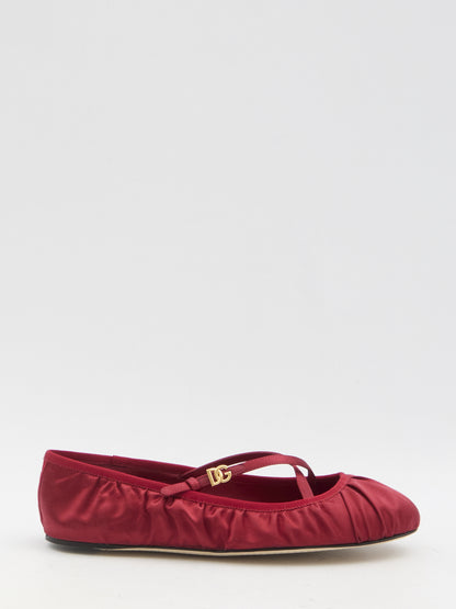 DOLCE&amp;GABBANA 37 satin ballerinas