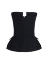 cotton bustier corset top