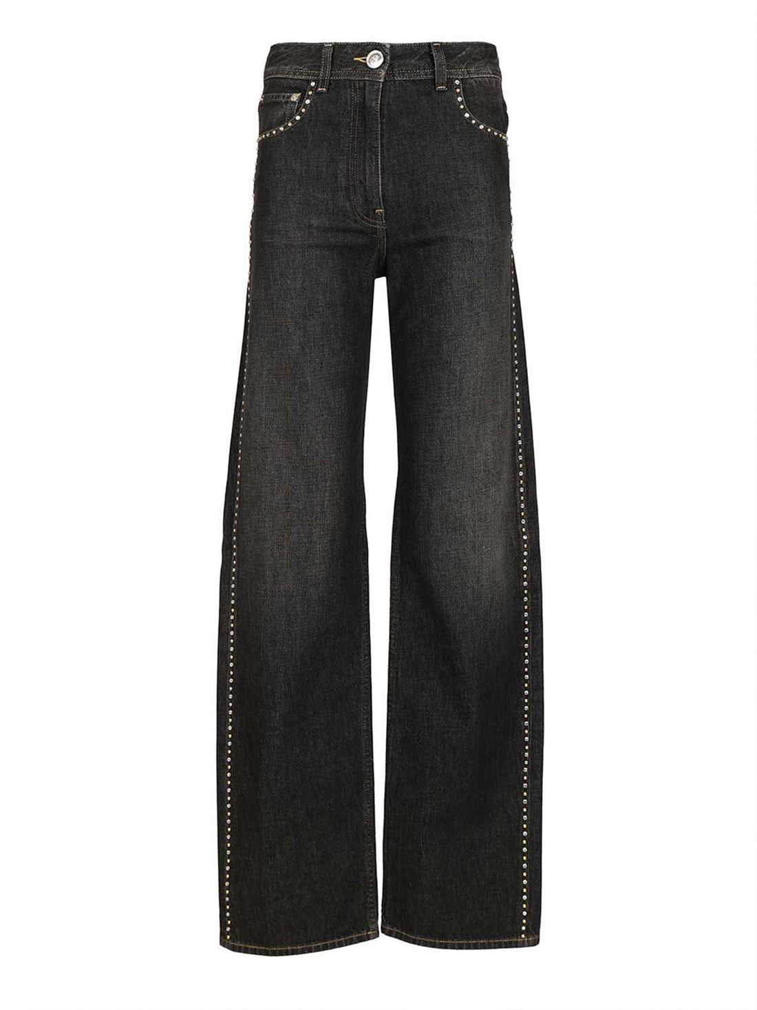 VERSACE 25 jeans with studs 