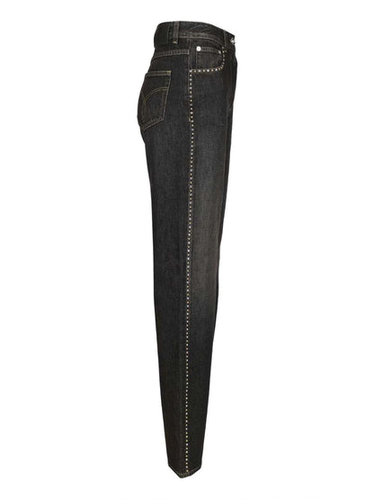 VERSACE 25 jeans with studs 