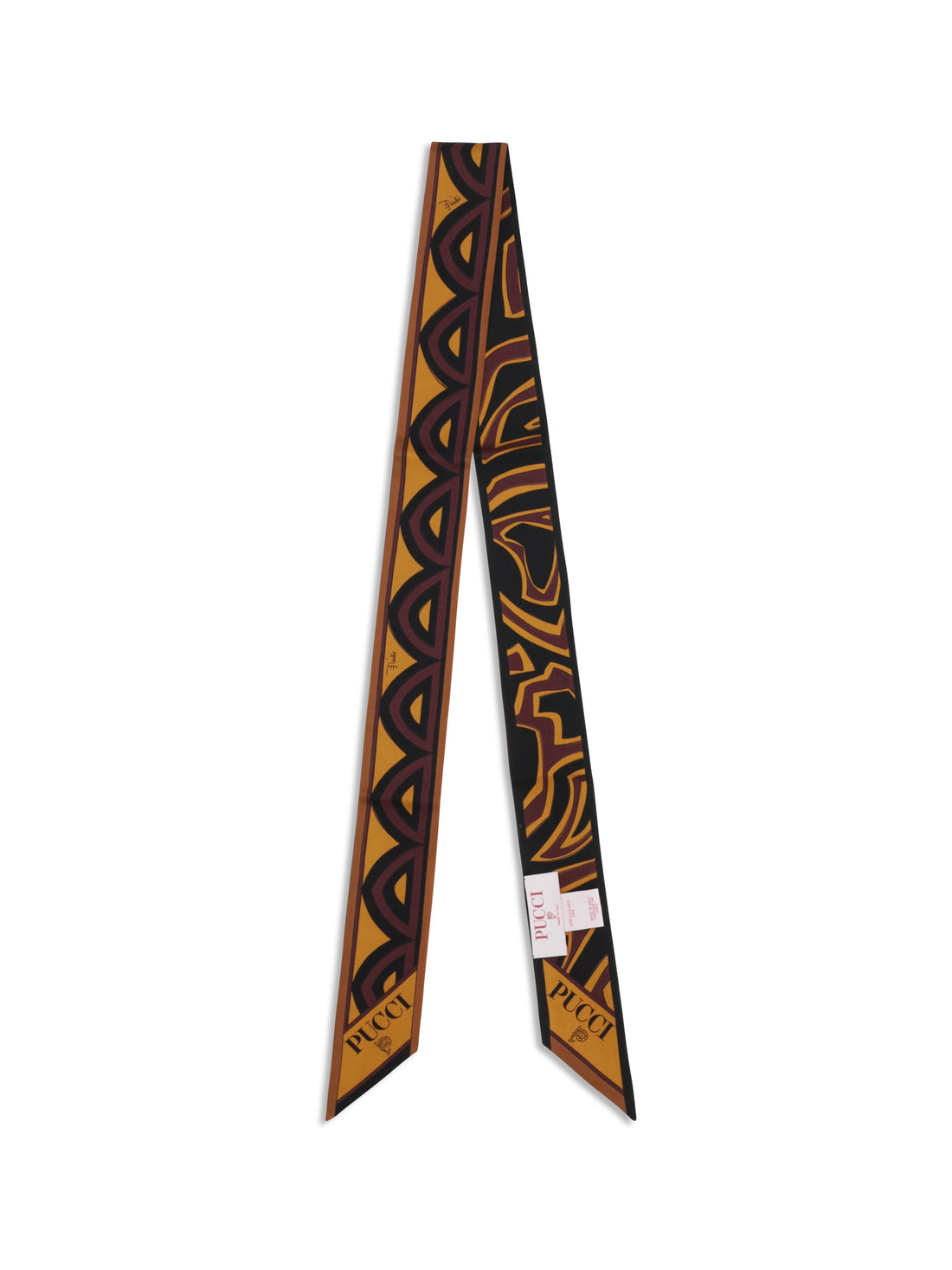 PUCCI OS silk twill scarf