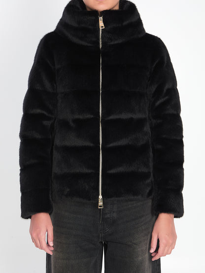HERNO 40 eco-fur jacket 
