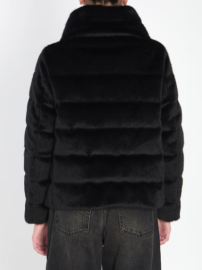 HERNO 40 eco-fur jacket 