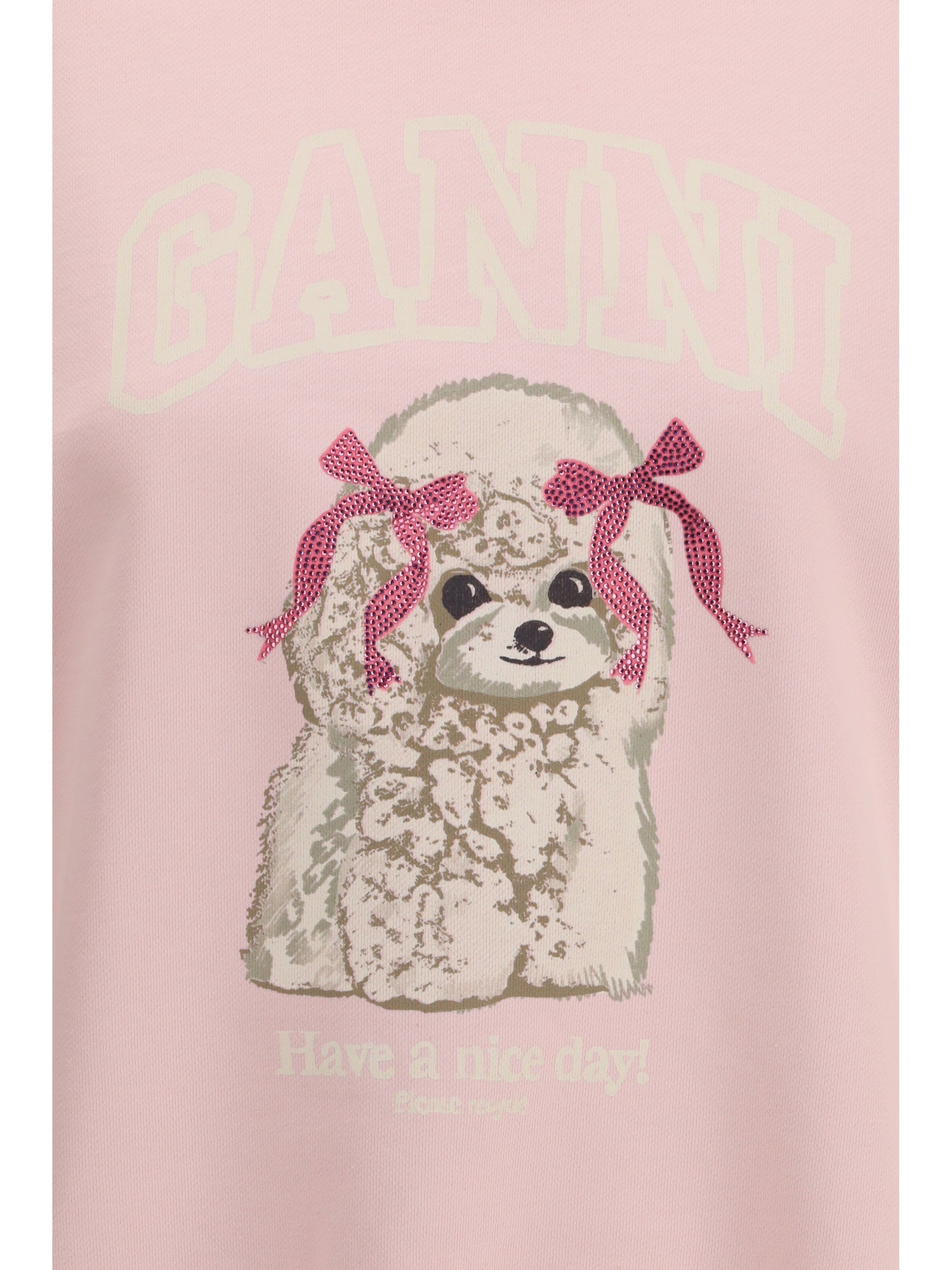 GANNI L poodle sweatshirt