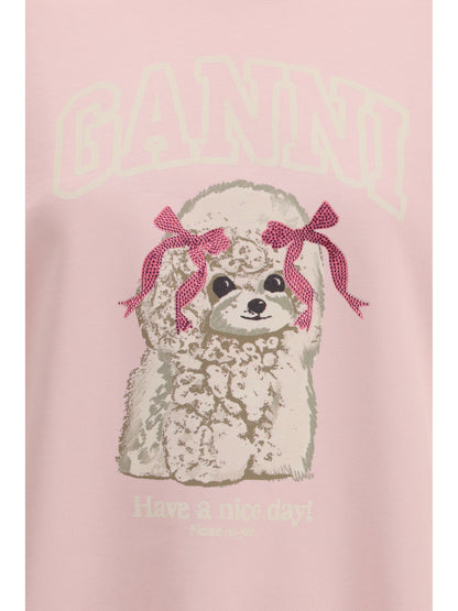 GANNI L poodle sweatshirt