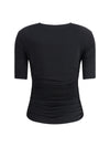pleated t-shirt