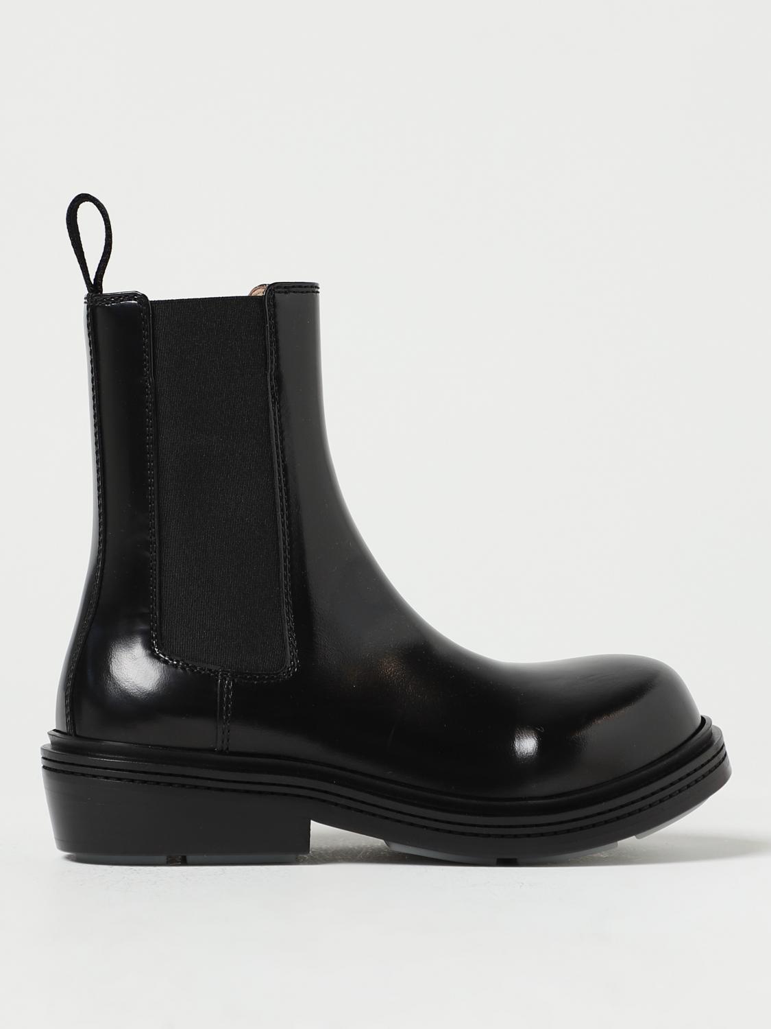 BOTTEGA VENETA 36 fireman brushed leather ankle boots