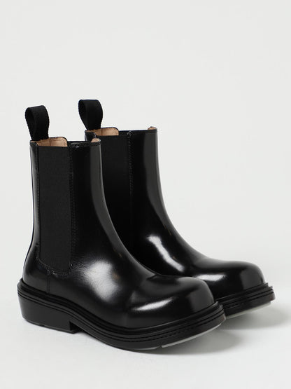 BOTTEGA VENETA 36 fireman brushed leather ankle boots