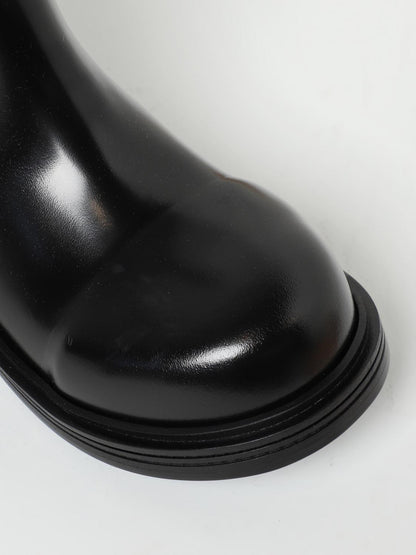 BOTTEGA VENETA 36 fireman brushed leather ankle boots