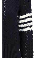 THOM BROWNE 38 pointelle sweater