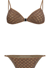 MISSONI 40 viscose lamé swimsuit