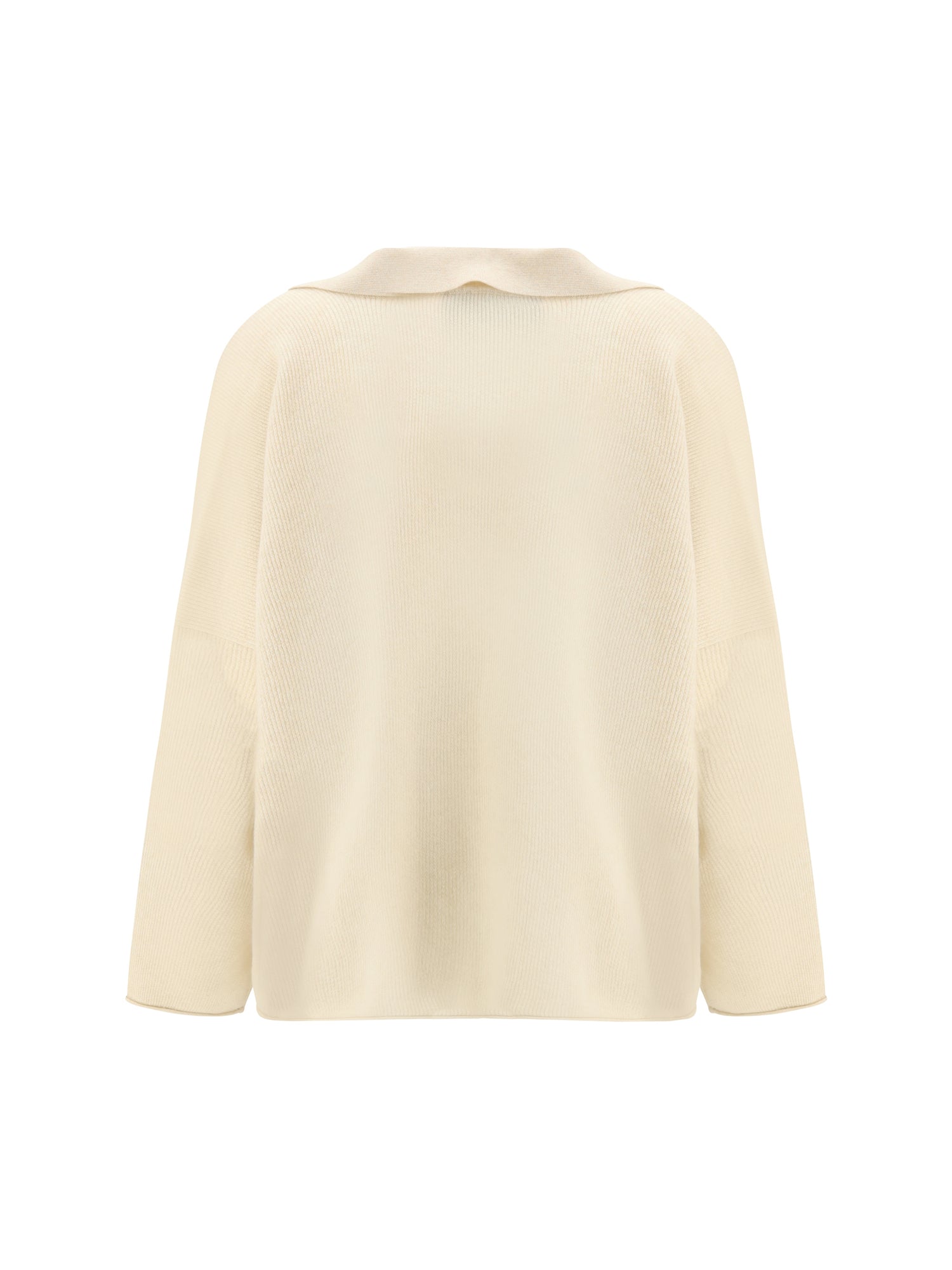 ALAIA S sweater with polo collar