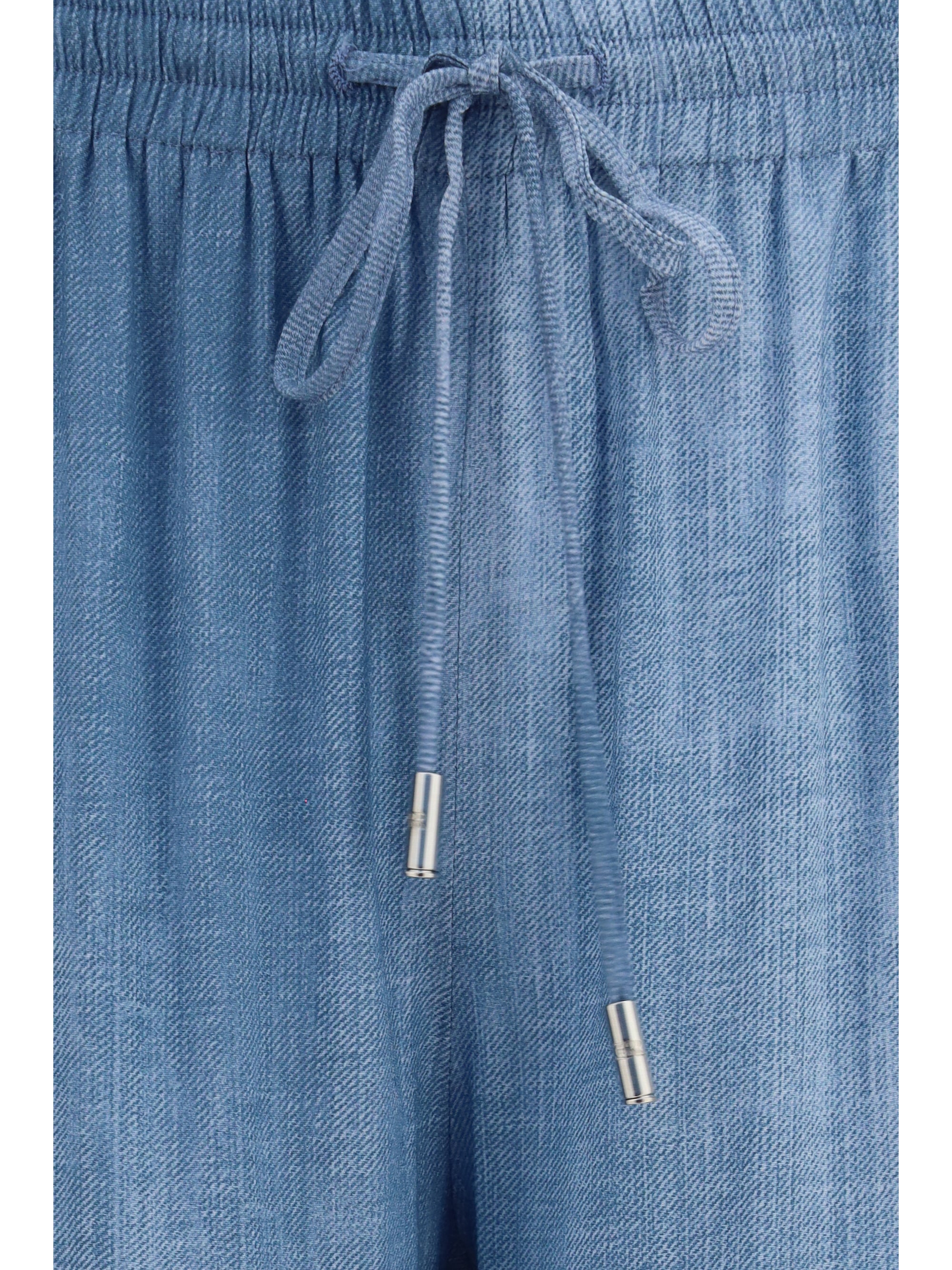 jeans-print marocain pants