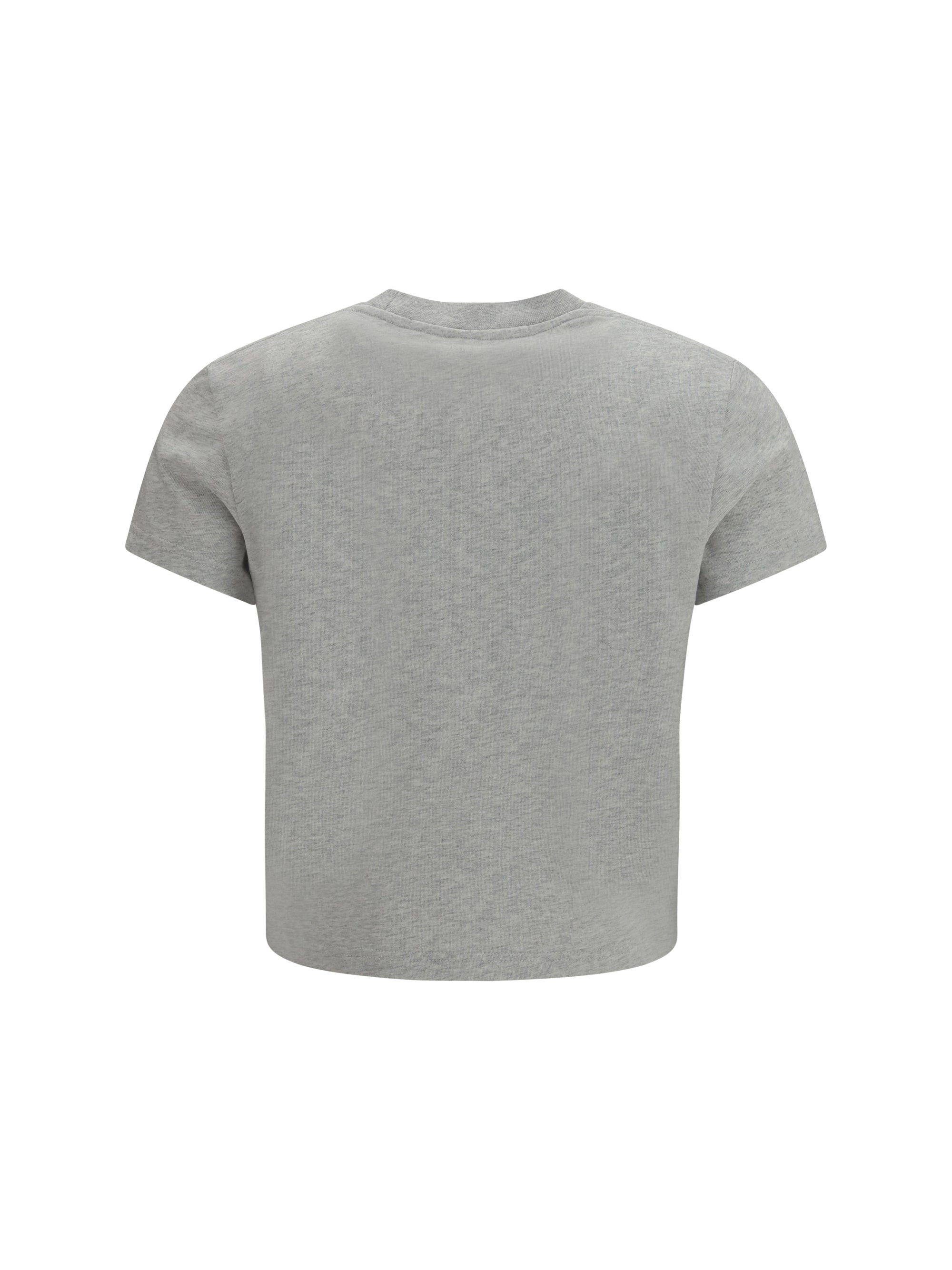 short-sleeve t-shirt with central logo print