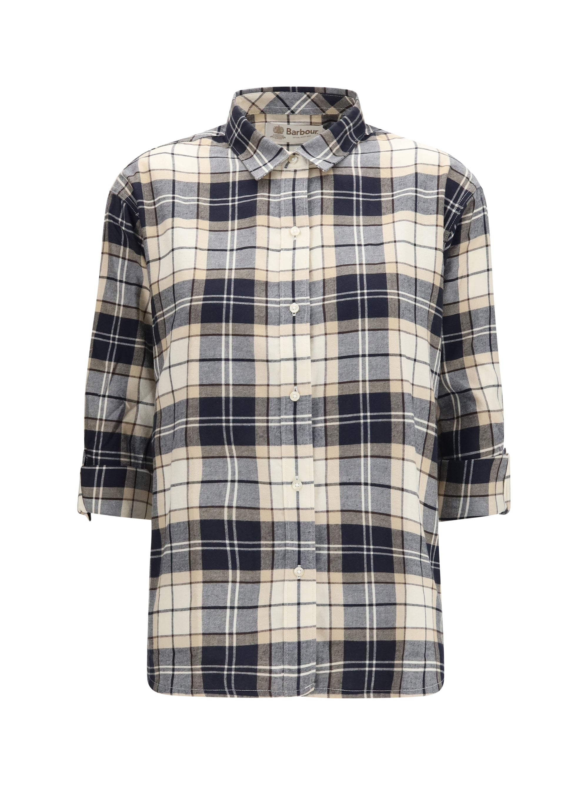 elishaw check shirt