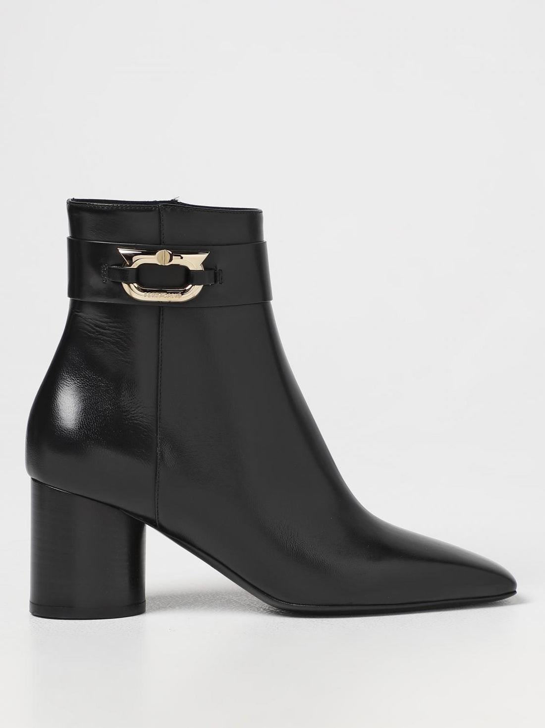 FERRAGAMO 4½ placida ankle boots in shiny leather
