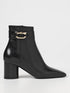 FERRAGAMO 4½ placida ankle boots in shiny leather