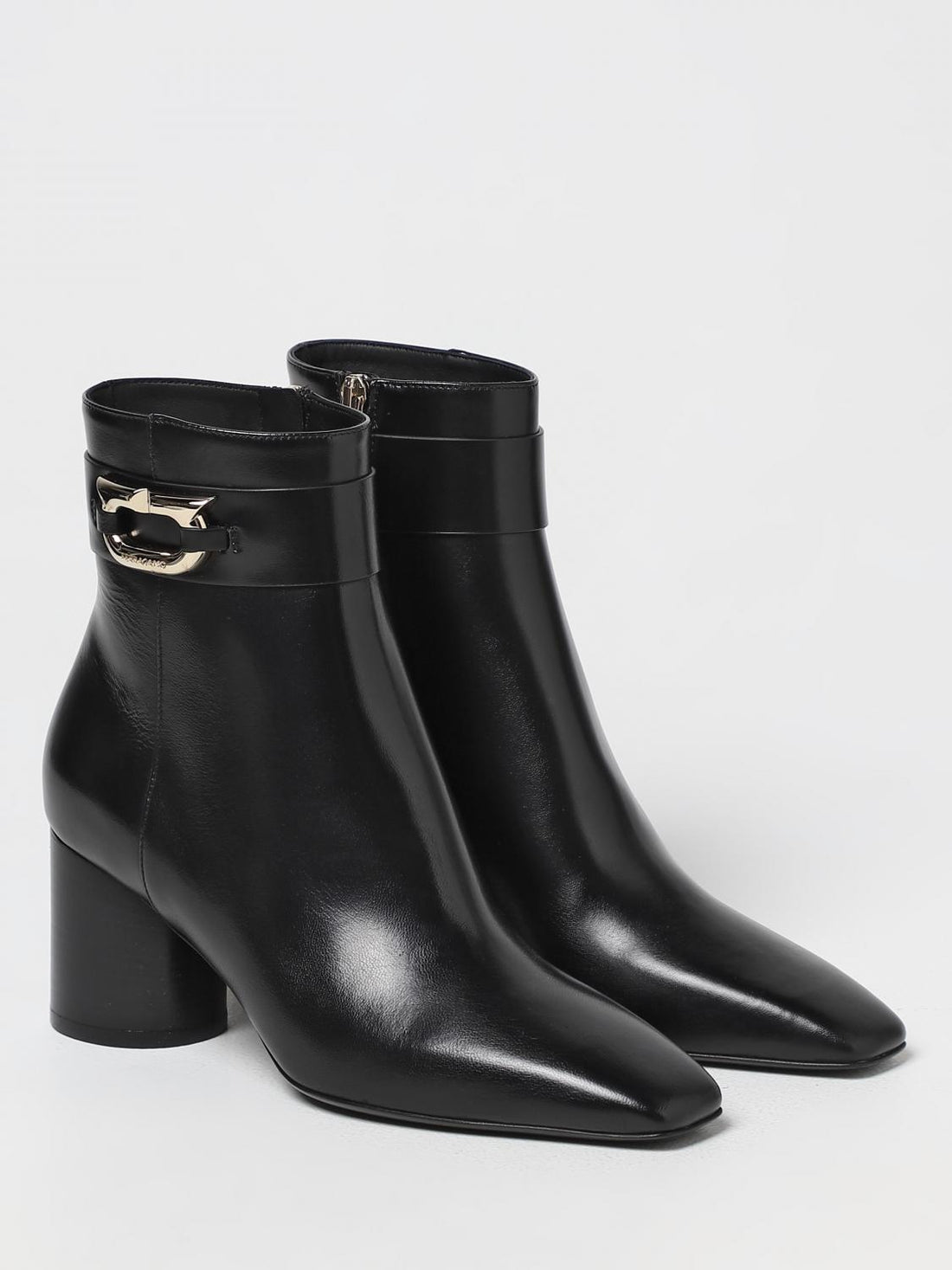 FERRAGAMO 4½ placida ankle boots in shiny leather