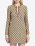 GUCCI 42 gg mini dress with horsebit