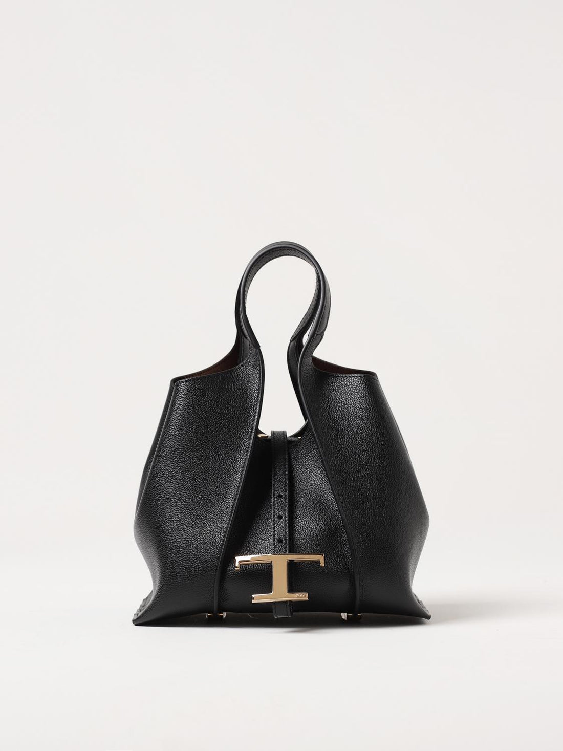 timeless bag in micro grained leather