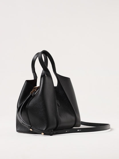 timeless bag in micro grained leather