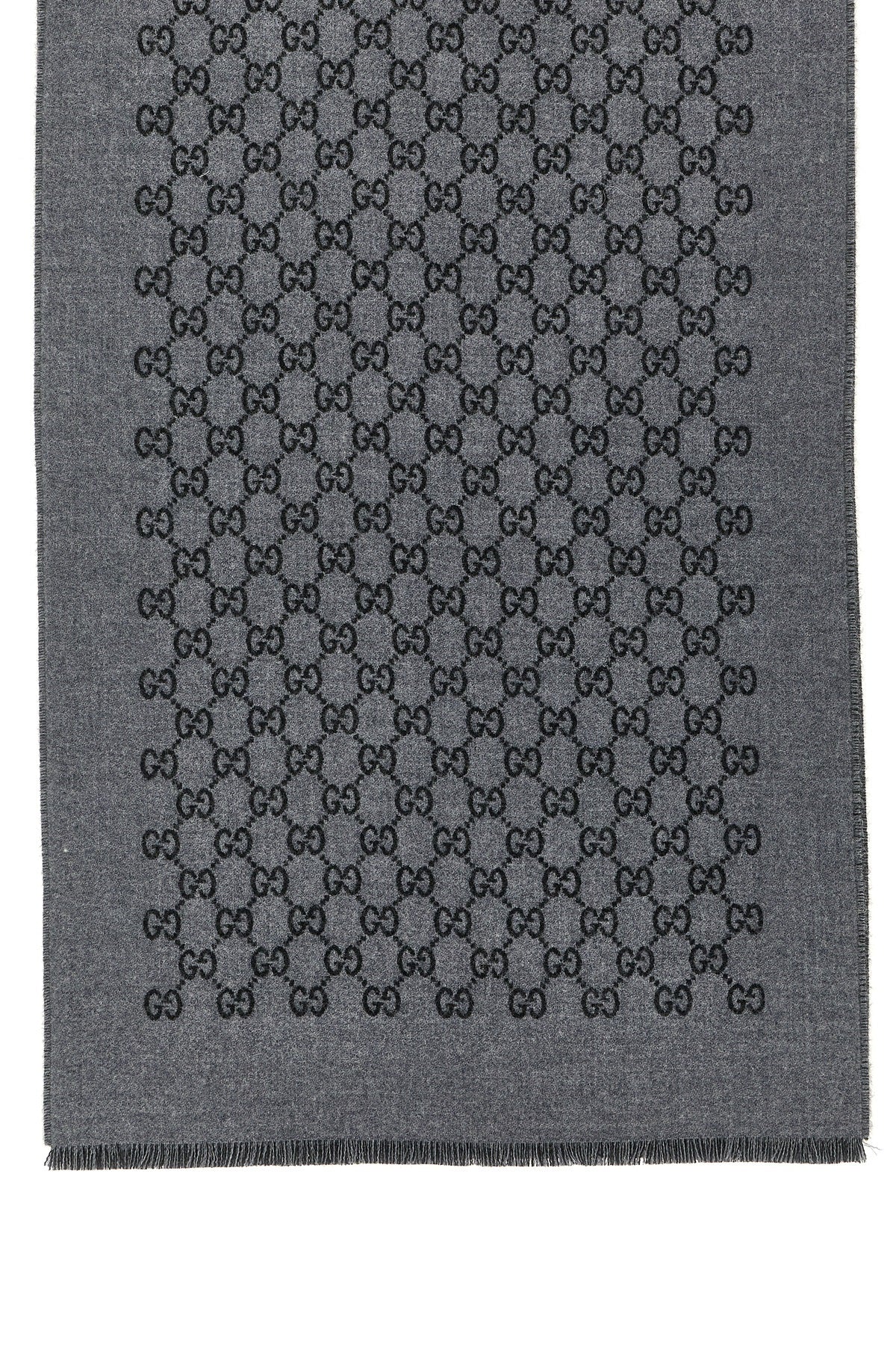grey wool all over logo