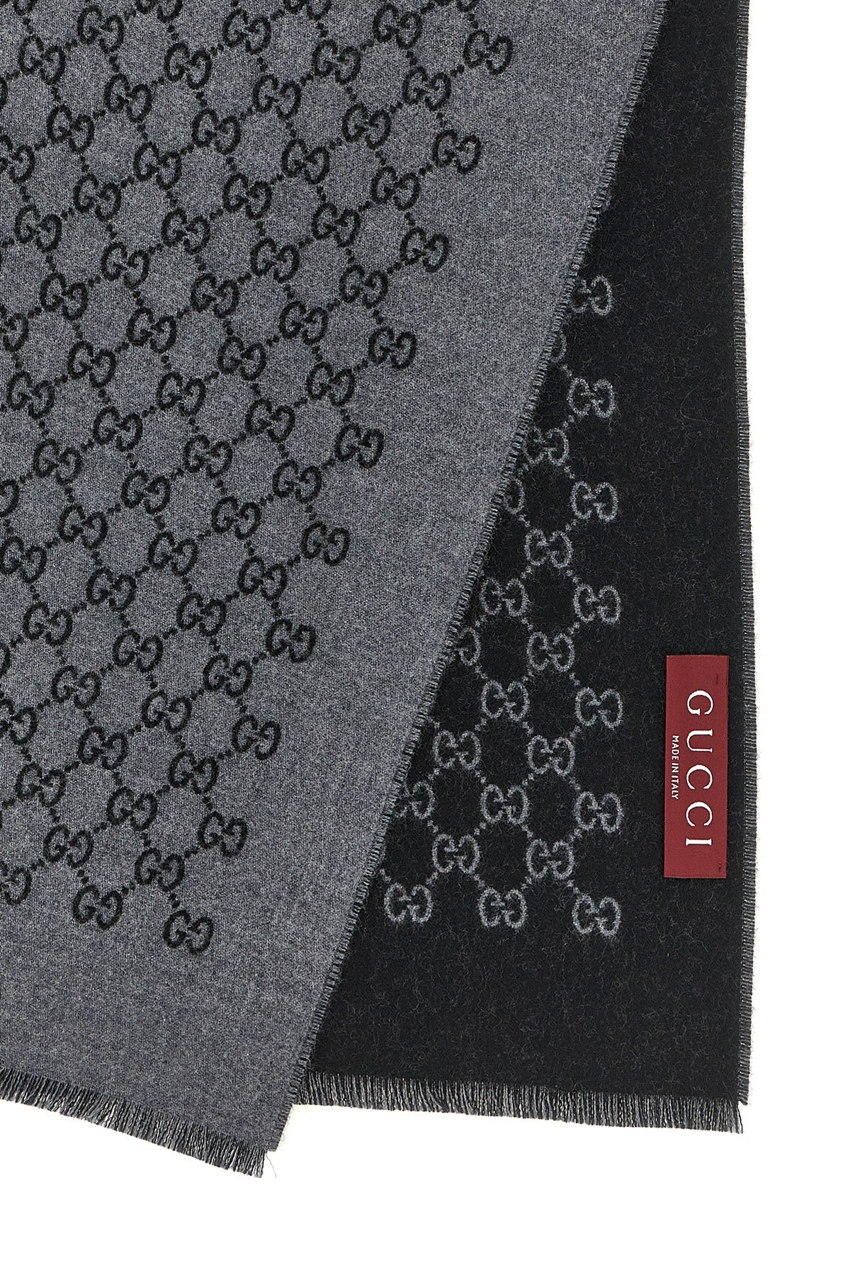 grey wool all over logo