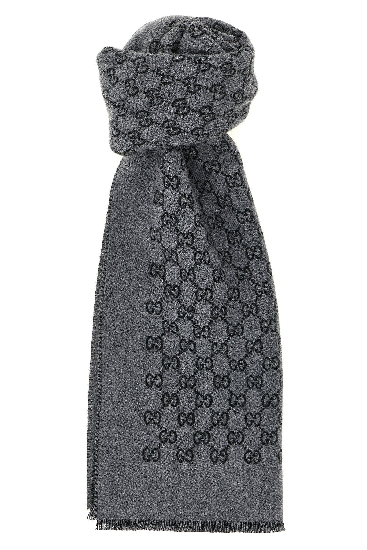 grey wool all over logo