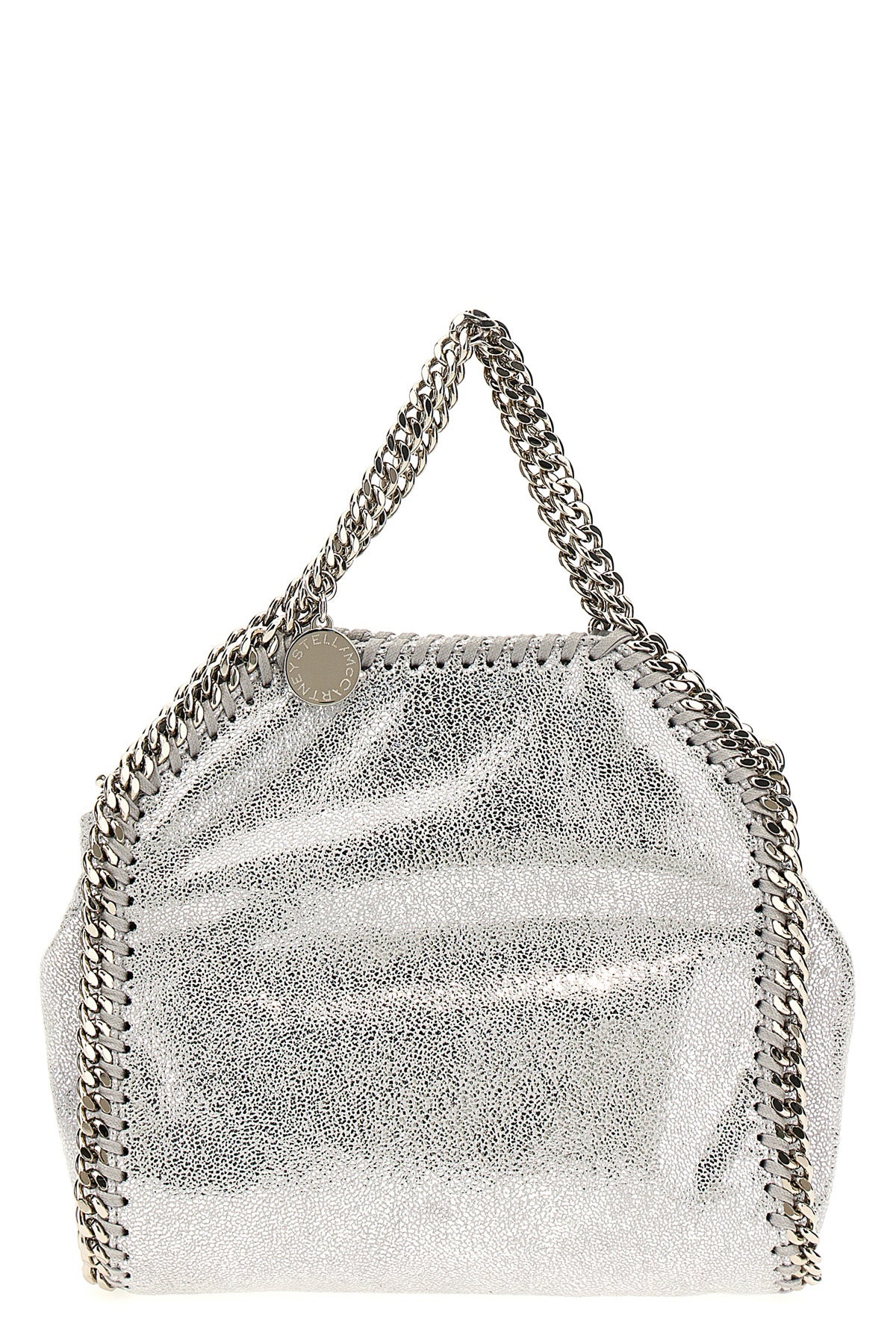 falabella micro shopping bag in shaggy deer