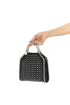 tiny falabella handbag in leather-effect fabric
