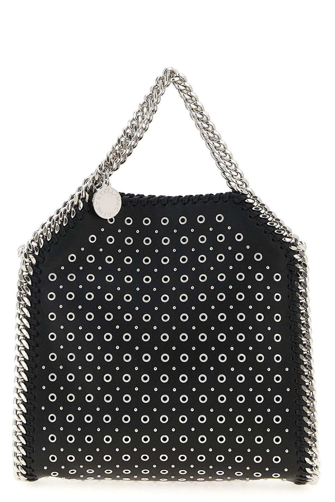 STELLA MCCARTNEY OS tiny falabella handbag in leather-effect fabric